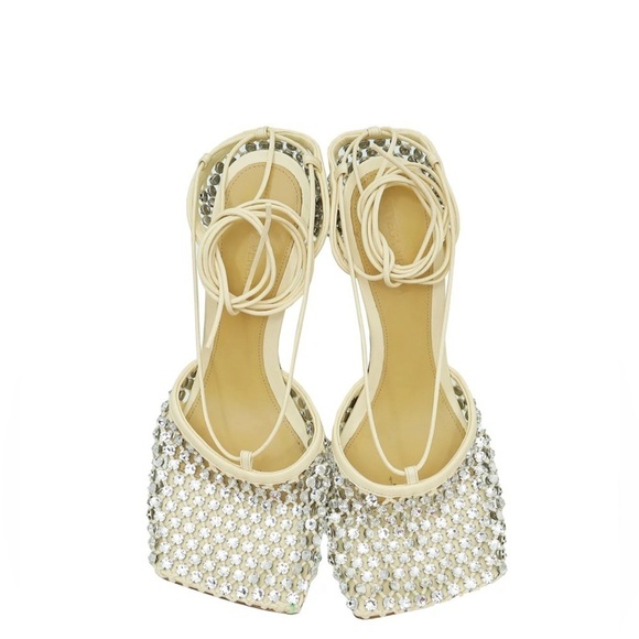 Bottega Veneta Shoes - BOTTEGA VENETA
Stretch Lace Up Sandal